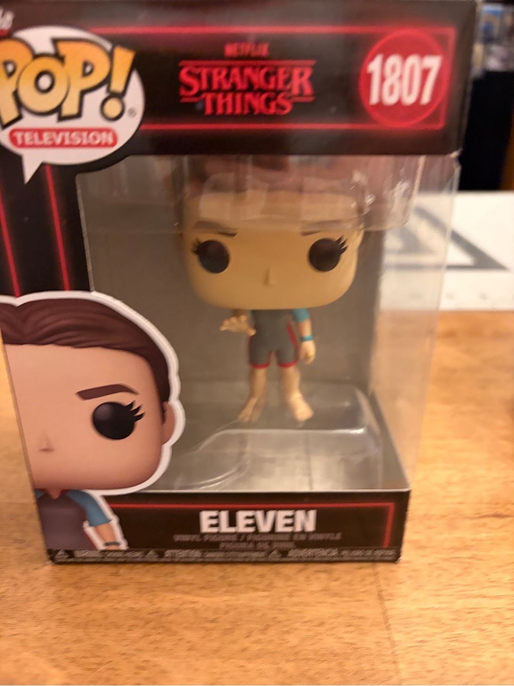 Funko Pop! Eleven in Blue Onesie with Red Trim